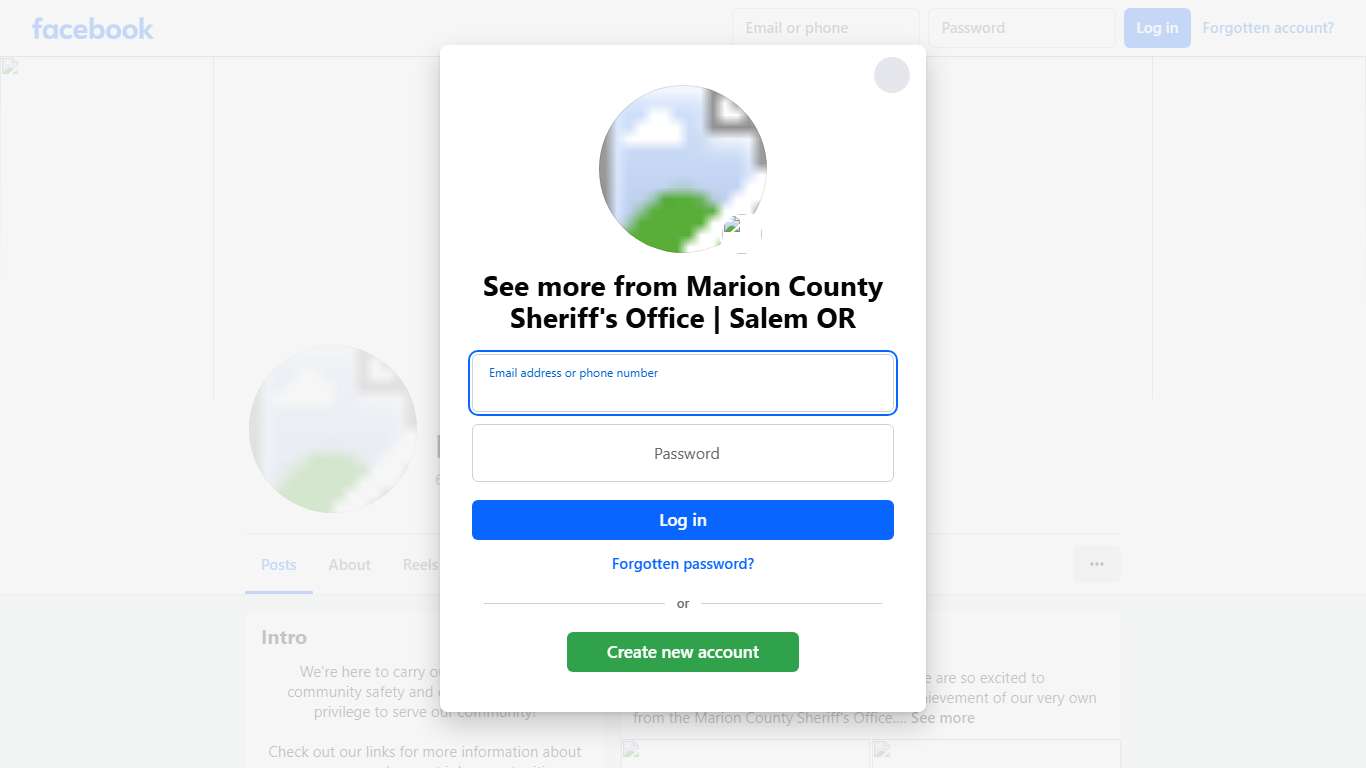 Marion County Sheriff's Office Salem OR Facebook